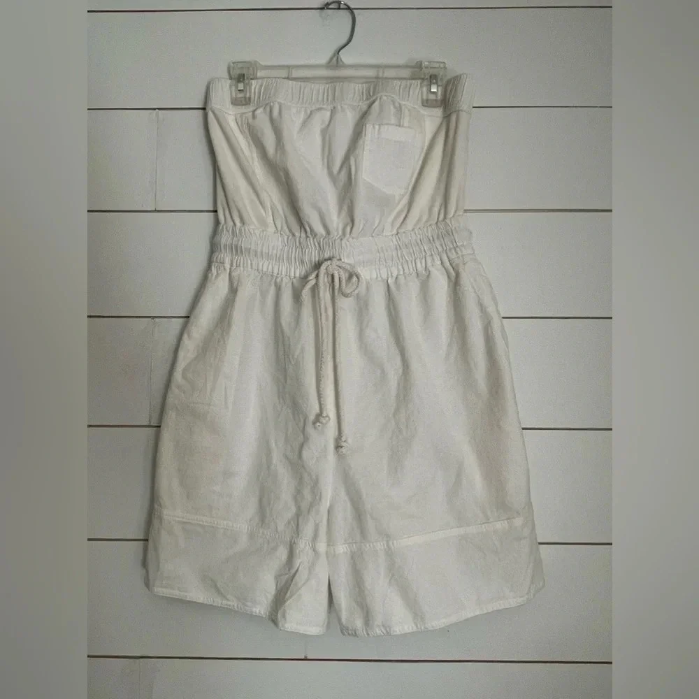 Free People FP Beach Akoi Tube Romper
Dress Ivory Smocked Solid nwot - Picture 14 of 16